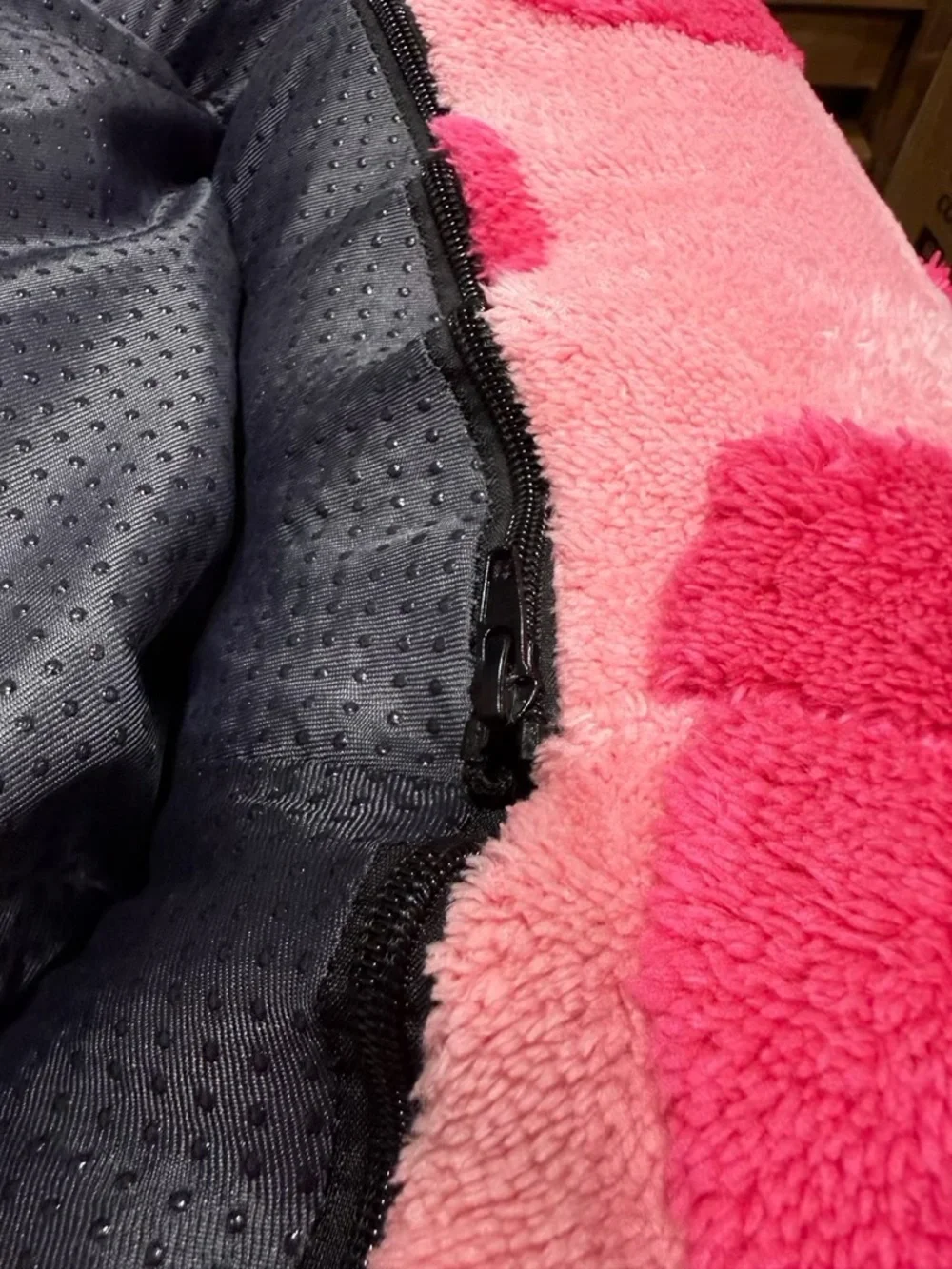 BEDSURE LARGE SIZE PINK HEARTS PET BED 🎀💖😍🐾